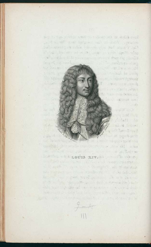 Louis XIV roi de France. 1698. Gravure de Masson. - NYPL Digital Collections