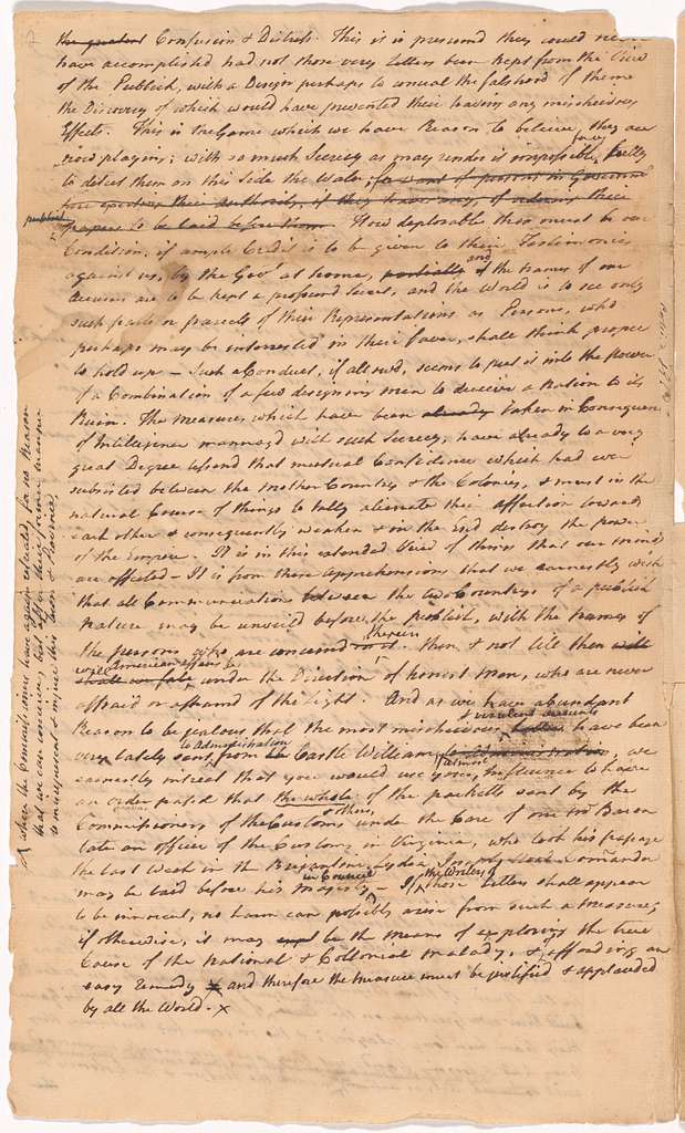 Letter to Benjamin Franklin and others - PICRYL Public Domain Search