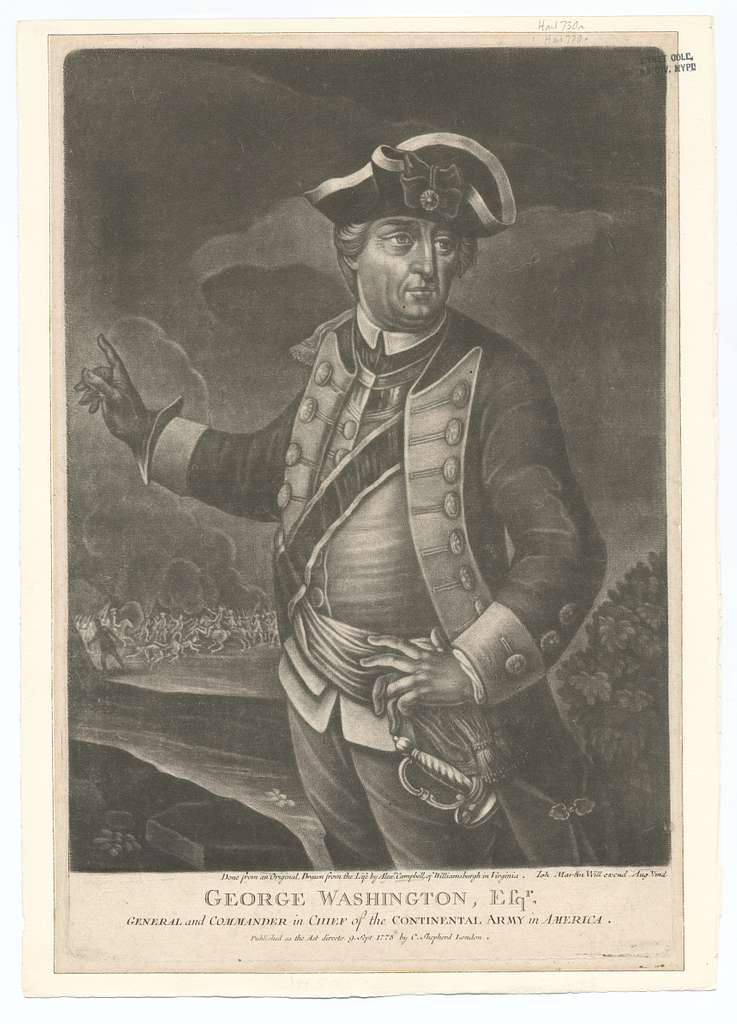 George Washington, Esqr. General and Commander in Chief of the Continental  Army in America. - NYPL's Public Domain Archive Public Domain Search