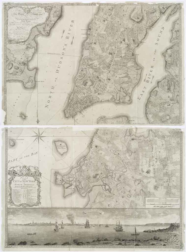 Plan of the city of New York in North America : surveyed in the years ...