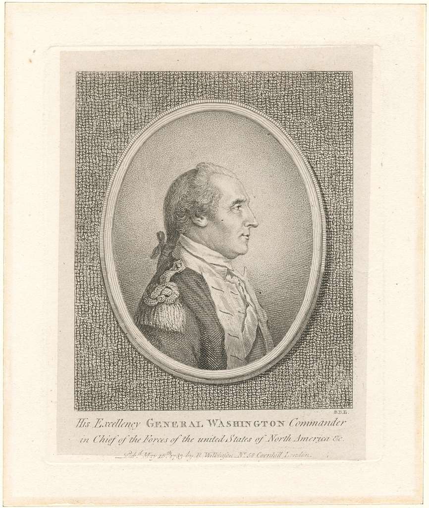 WASHINGTON) George Washington Esqr General and Commander in