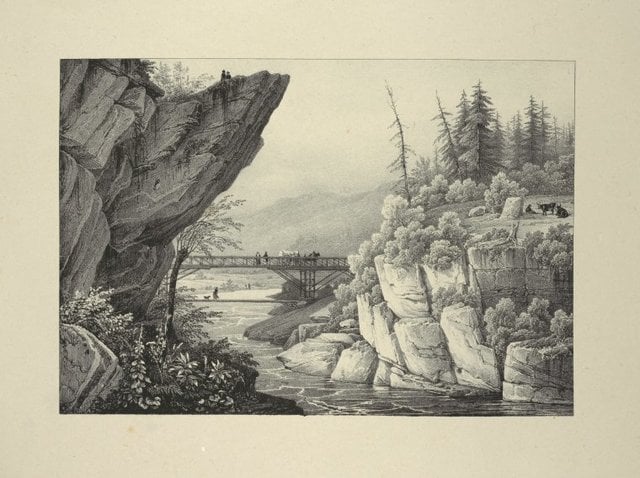 General view of the Hudson at Adley's - PICRYL Public Domain Image