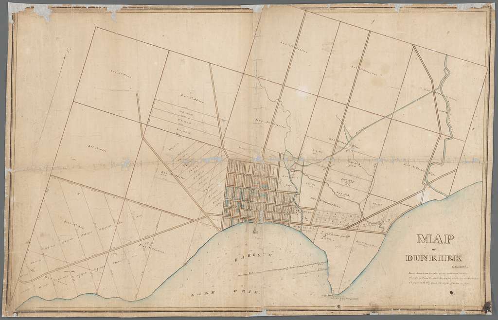 Map of Webster's Addition to the city of Dunkirk, N.Y. - NYPL