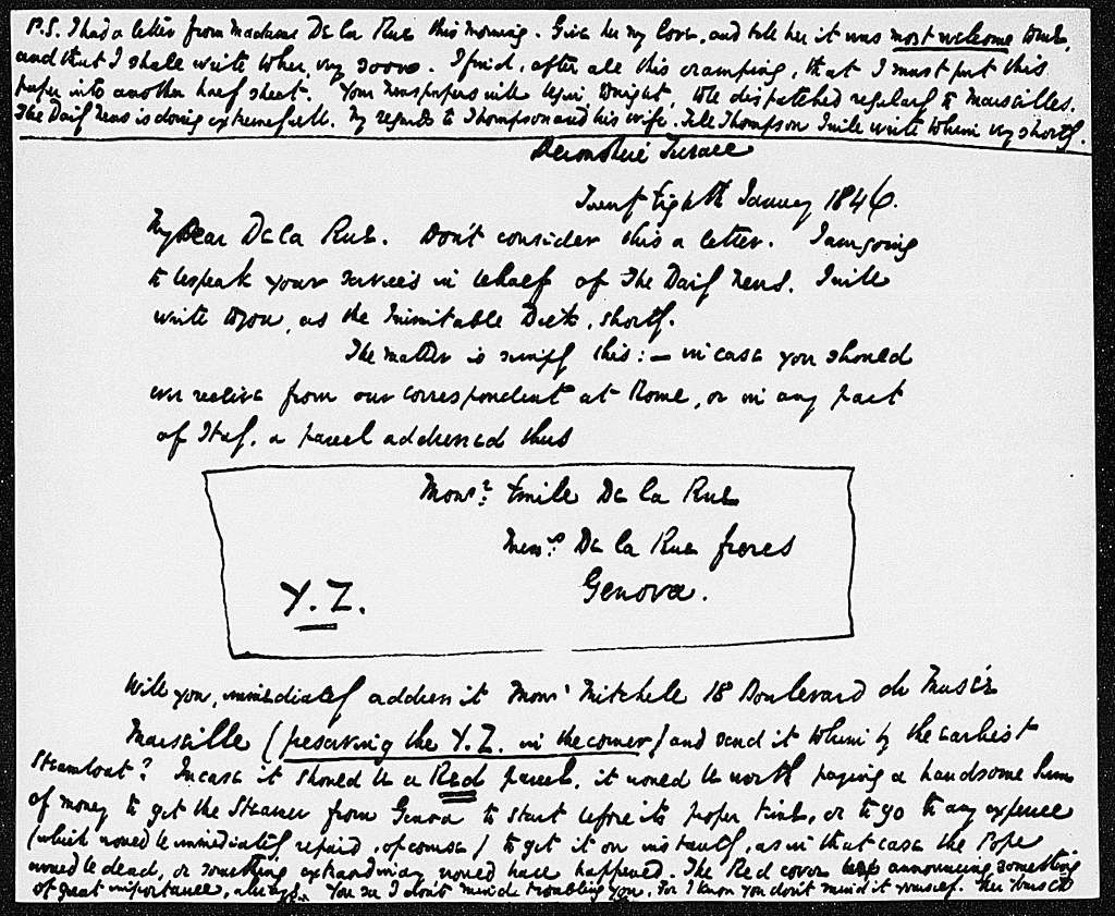 la Rue, Emile de. ALS to - Charles Dickens Collection of Papers - PICRYL -  Public Domain Media Search Engine Public Domain Image