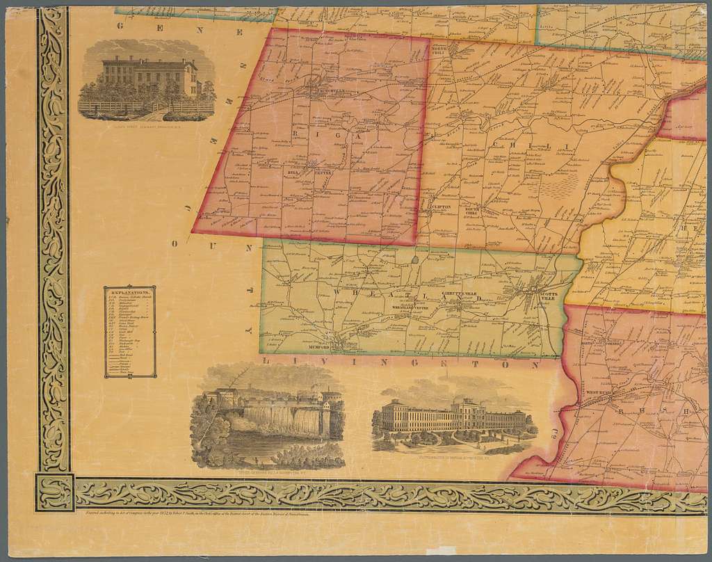 Map Of Monroe County, New York - PICRYL Public Domain Search