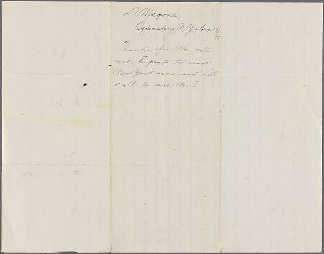 Magone, Daniel Jr. - Samuel J. Tilden papers - PICRYL - Public Domain ...