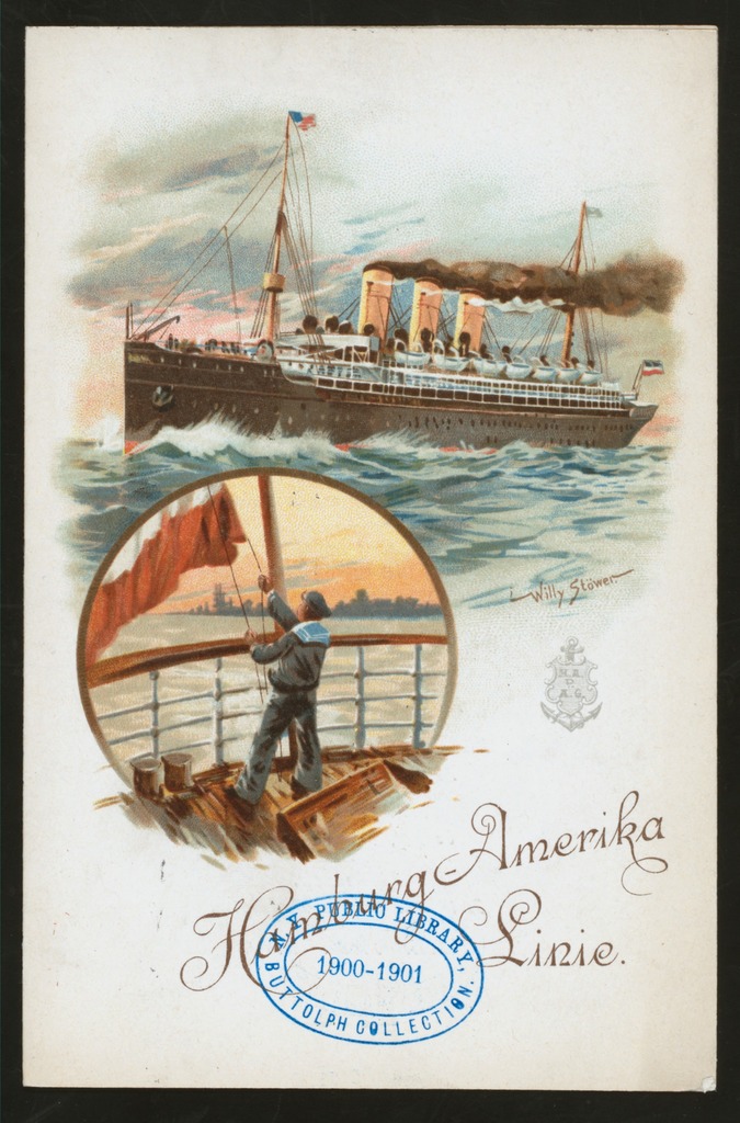 Steamer, City of Toledo Postcard. ca. 1904, Steamer