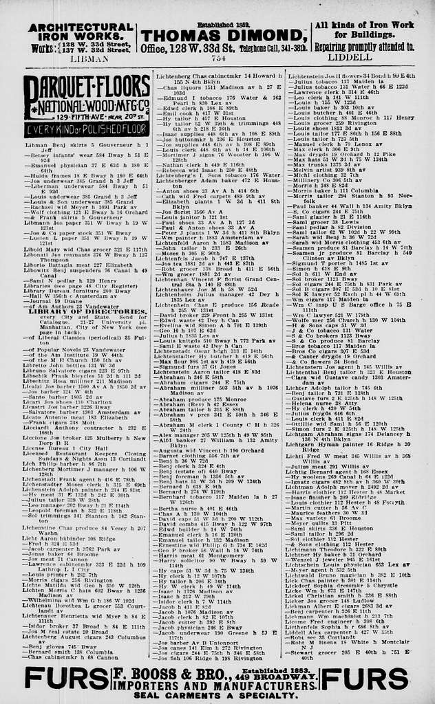 New York City directory, 1899/1900 - PICRYL - Public Domain Media