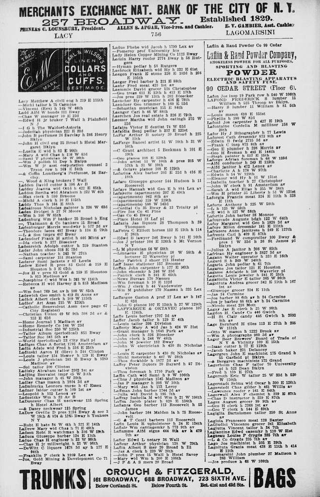 New York City directory, 1901/02 - NYPL's Public Domain Archive