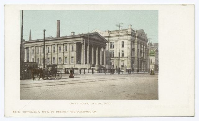 Court House, Dayton, Ohio - New York Public Library\u0026#39;s Public Domain Image