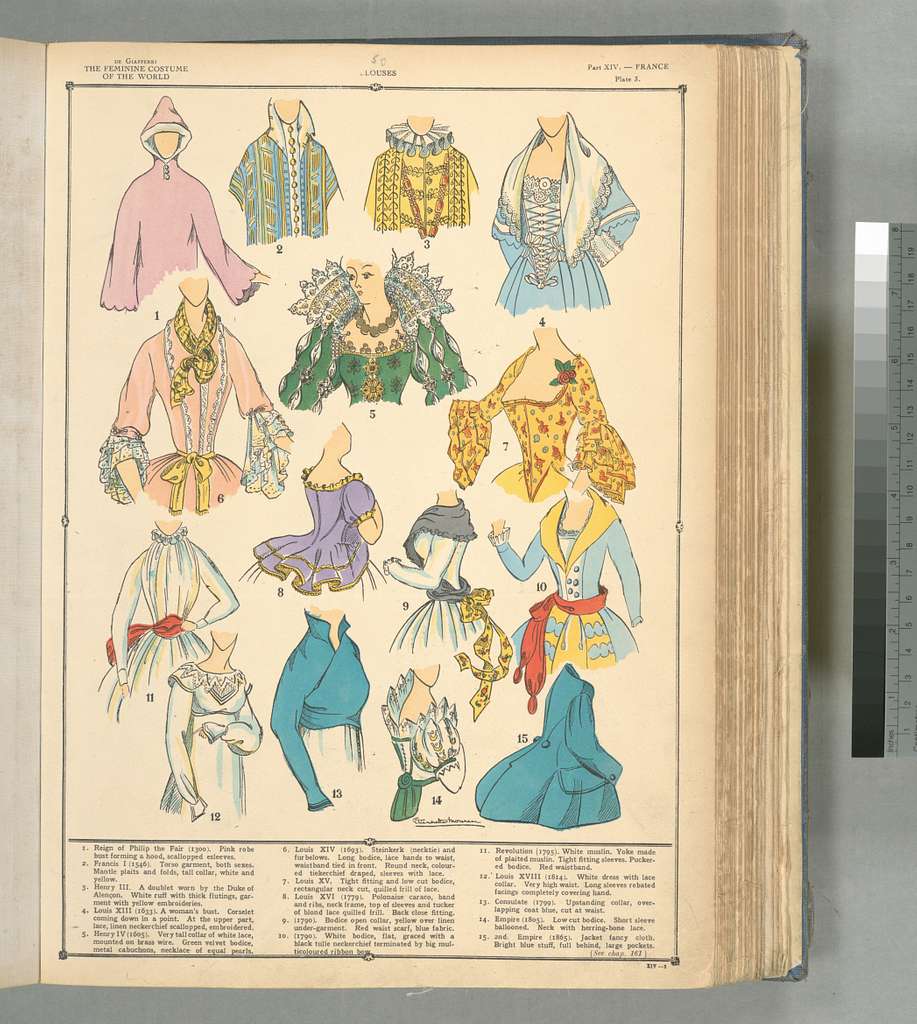 Blouses - The history of the feminine costume of the world - PICRYL -  Public Domain Media Search Engine Public Domain Search