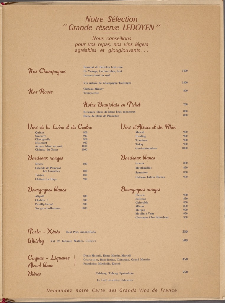 14 Ledoyen, Menus Images: PICRYL - Public Domain Media Search Engine ...