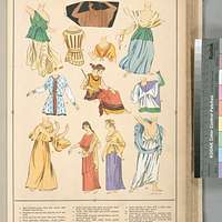 Blouses and ensembles, Greece - NYPL's Public Domain Archive Public Domain  Search